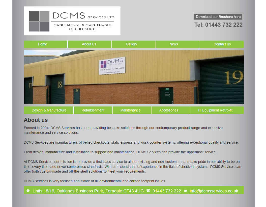 An image from the DCMS Service Ltd website