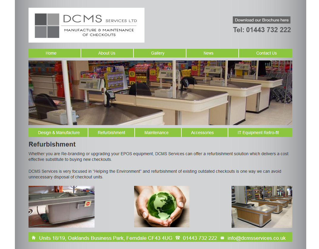An image from the DCMS Service Ltd website