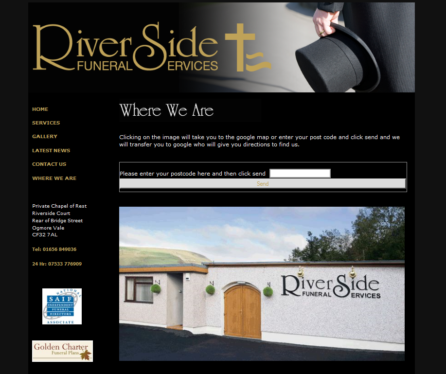 An Image from Riverside Funeral Services Website