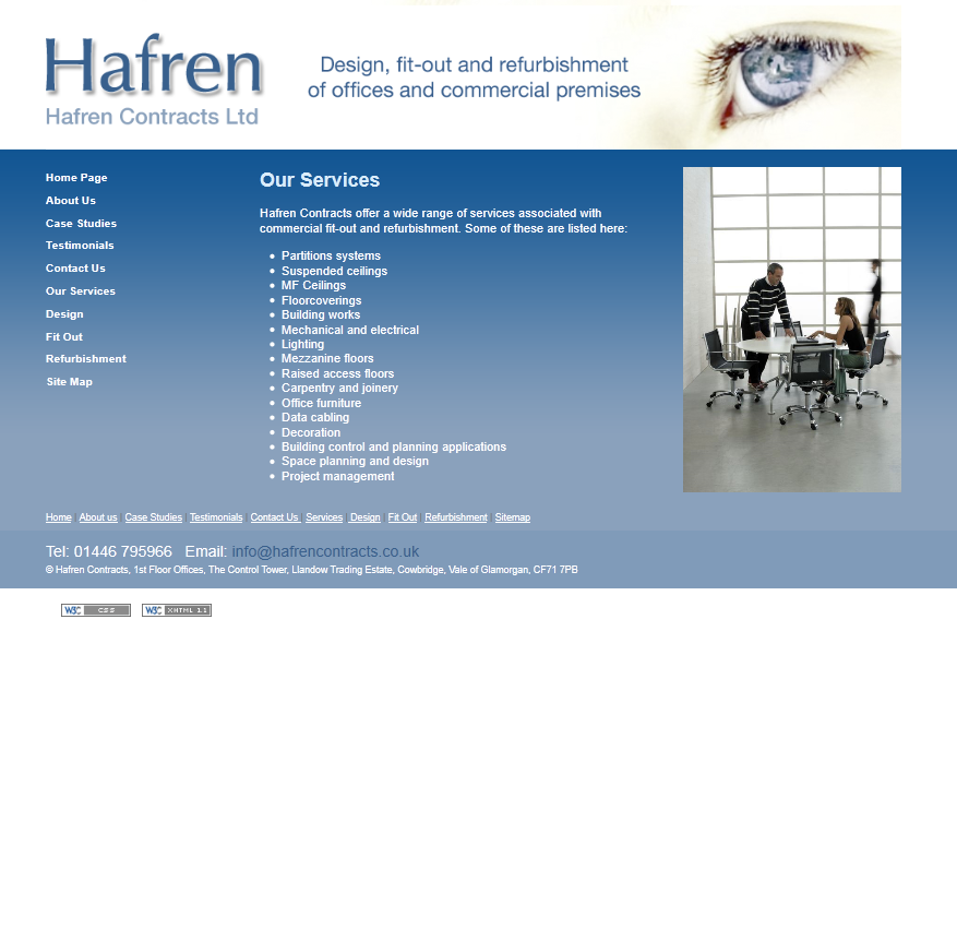An image from Hafren Contracts Ltd Website