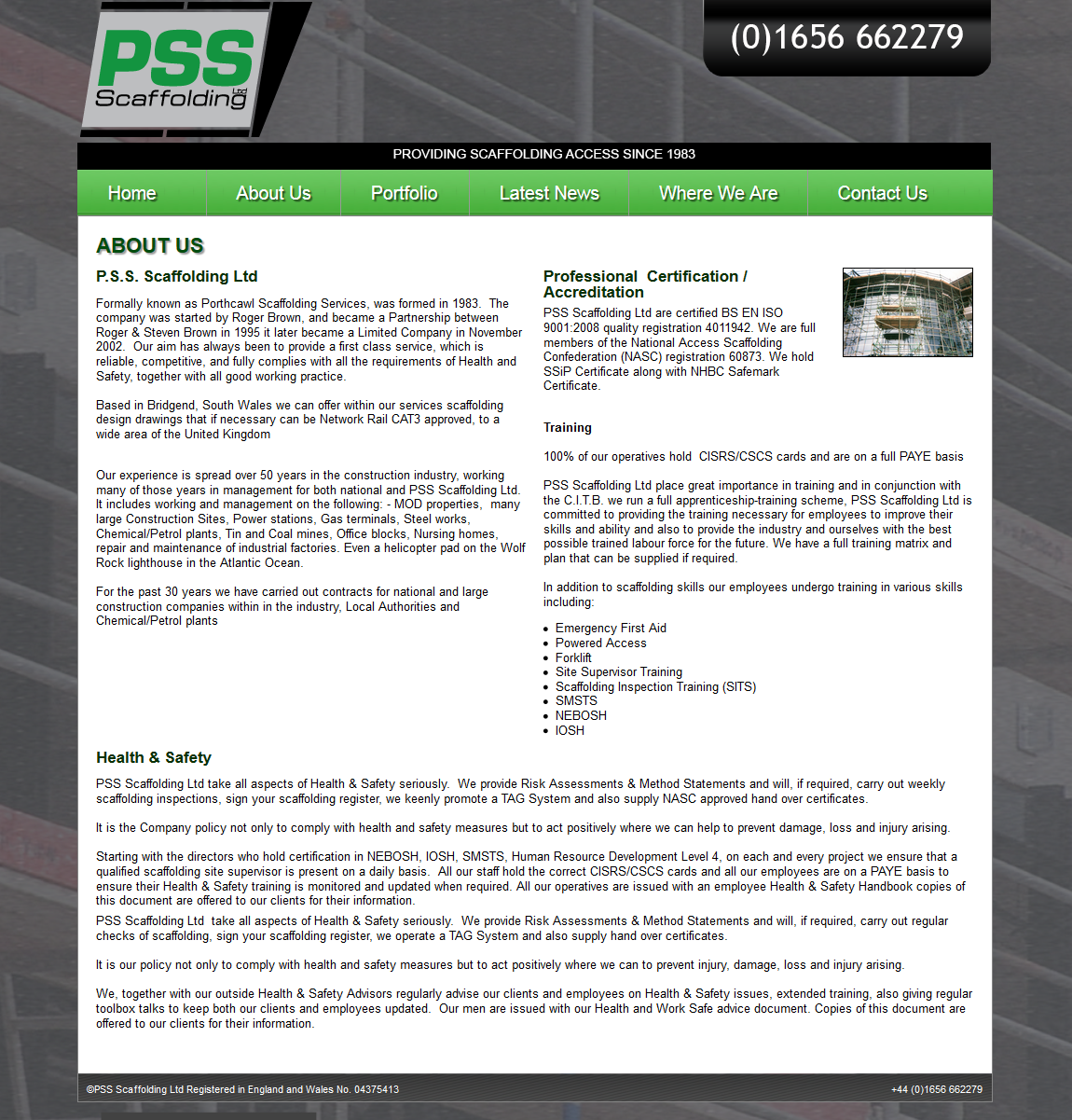 PSS Scaffolding Ltd