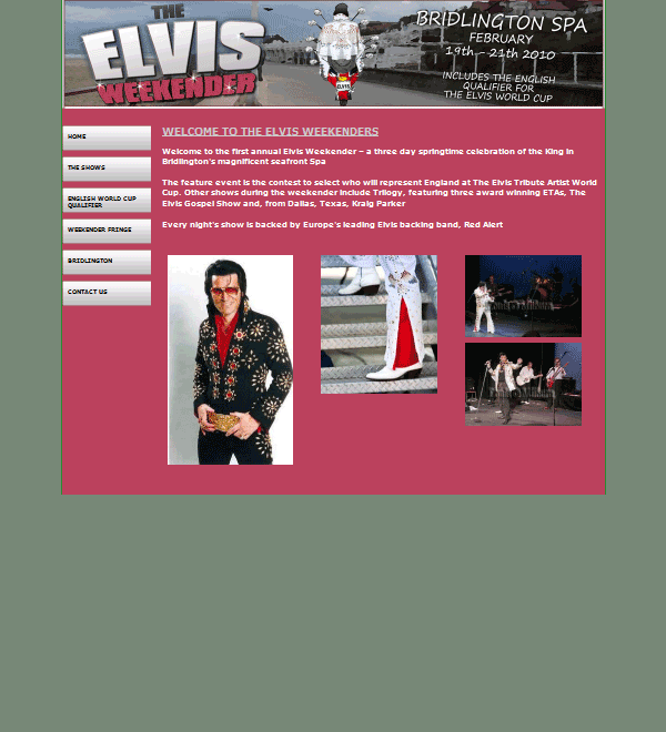 An image from The Elvis Weekenders
