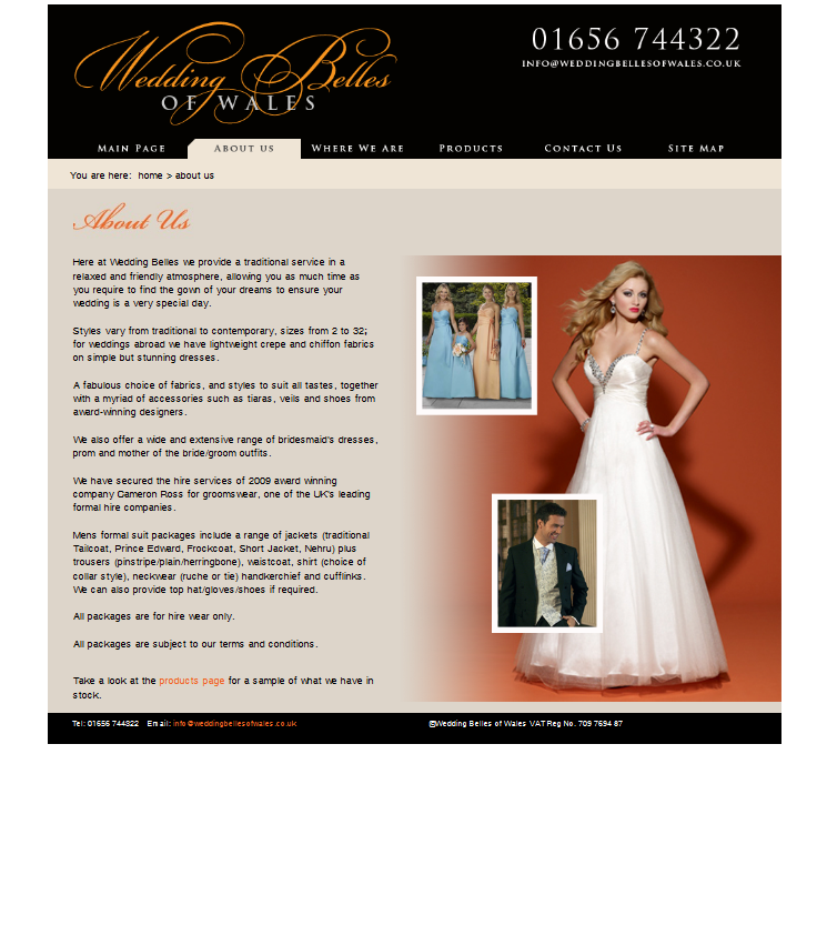An Image from the Wedding Belles Website
