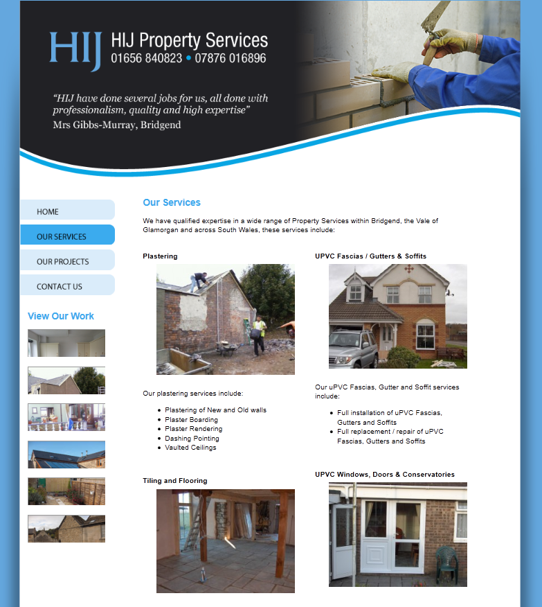 An image from HIJ Property Services Website