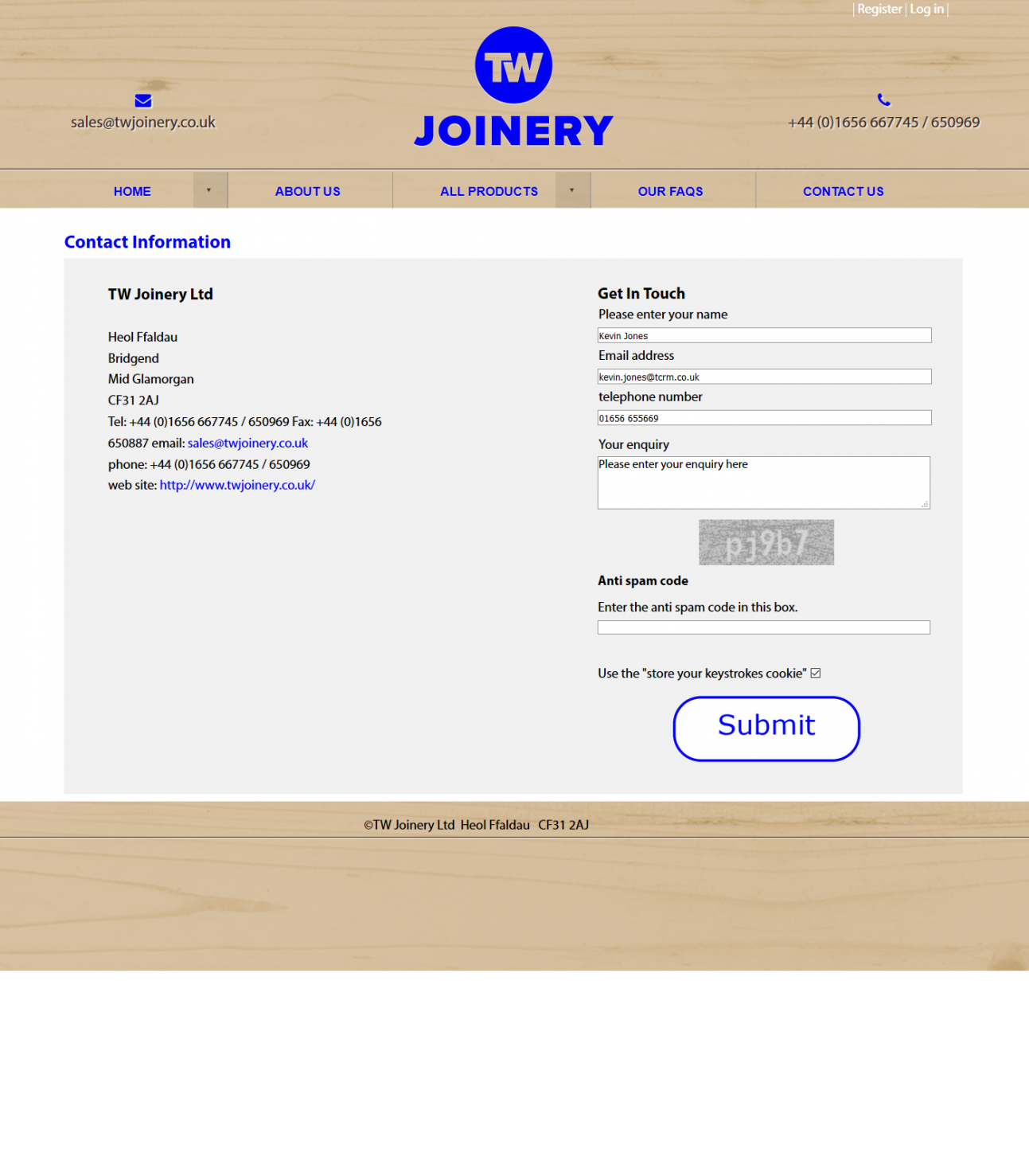 An image from TW Joinery 