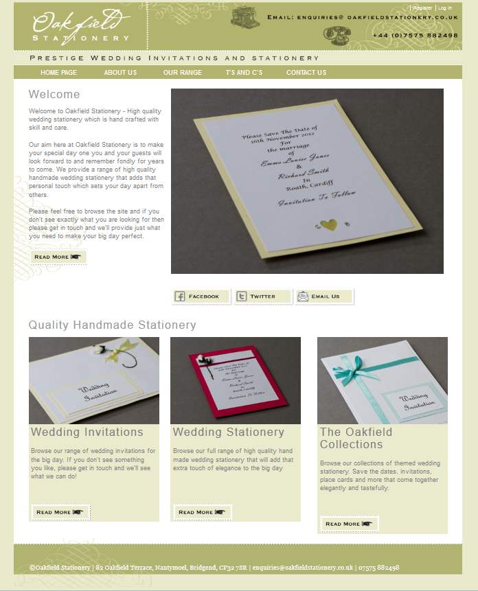 An Image from The Wedding Stationery Website