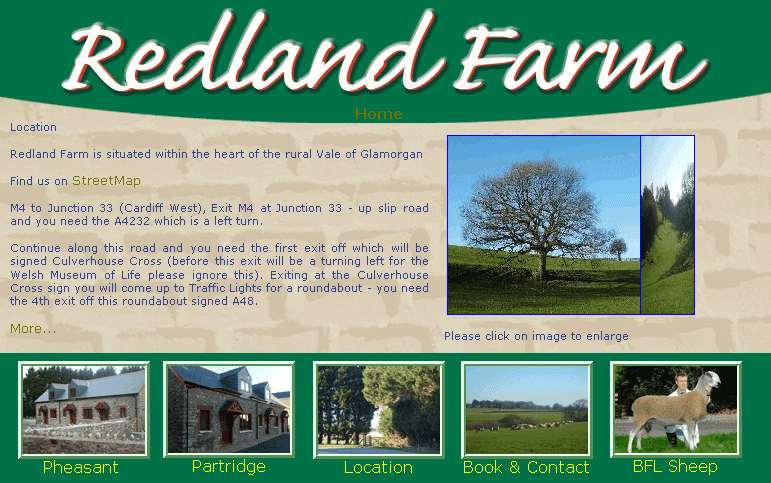 An image from the Redland Farm web site
