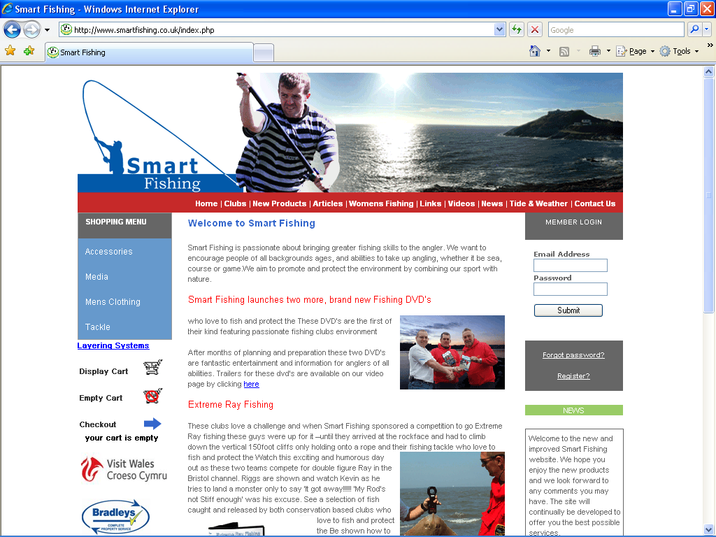 An image from the Smart Fishing Web Site