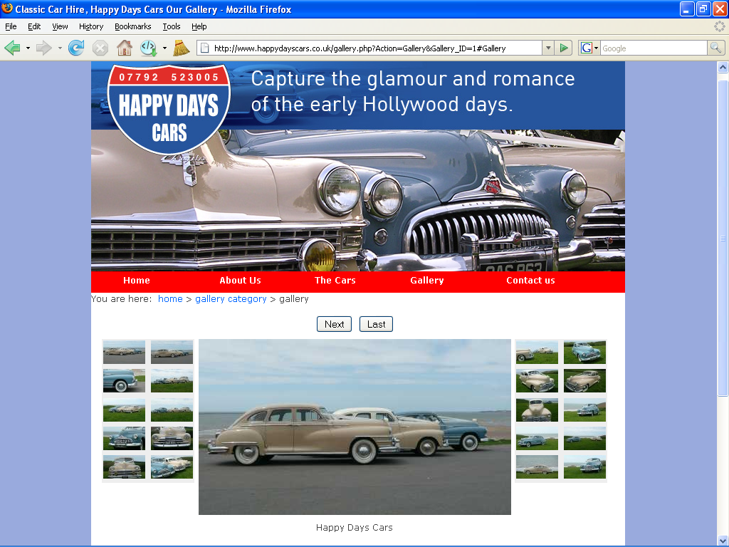 An image from Happy Days Cars