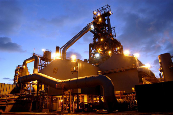 Number 5 Blast Furnace located at the Port Talbot Corus Steel Plant South Wales UK Number 5 Blast Furnace located at the Port Talbot Corus Steel Plant South Wales UK