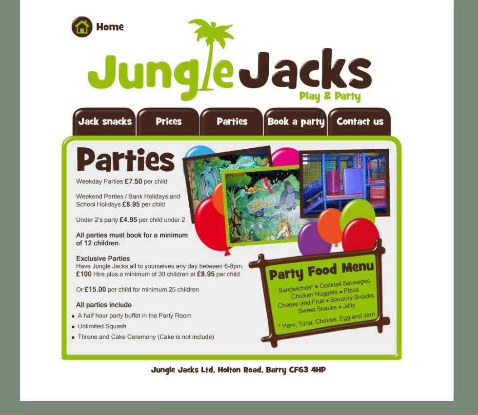 An Image from Jungle Jacks Website