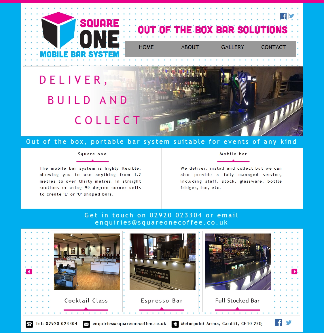 An image from the Square One Coffee website