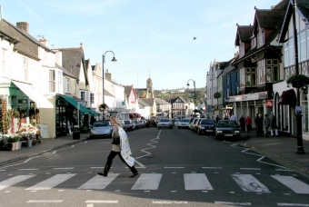 An image of the High St. Cowbridge - Courtesy of Russ Davies